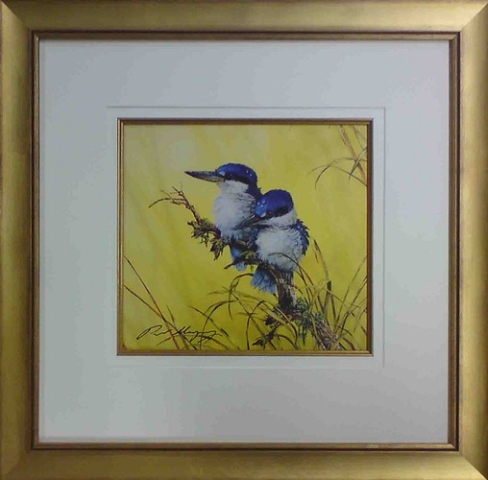 Paul Margoscy - Kingfisher Painting Framed